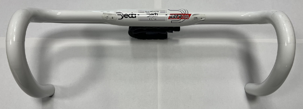 Racerstyre Deda ZERO100 42 cm 31.7 mm Vitt