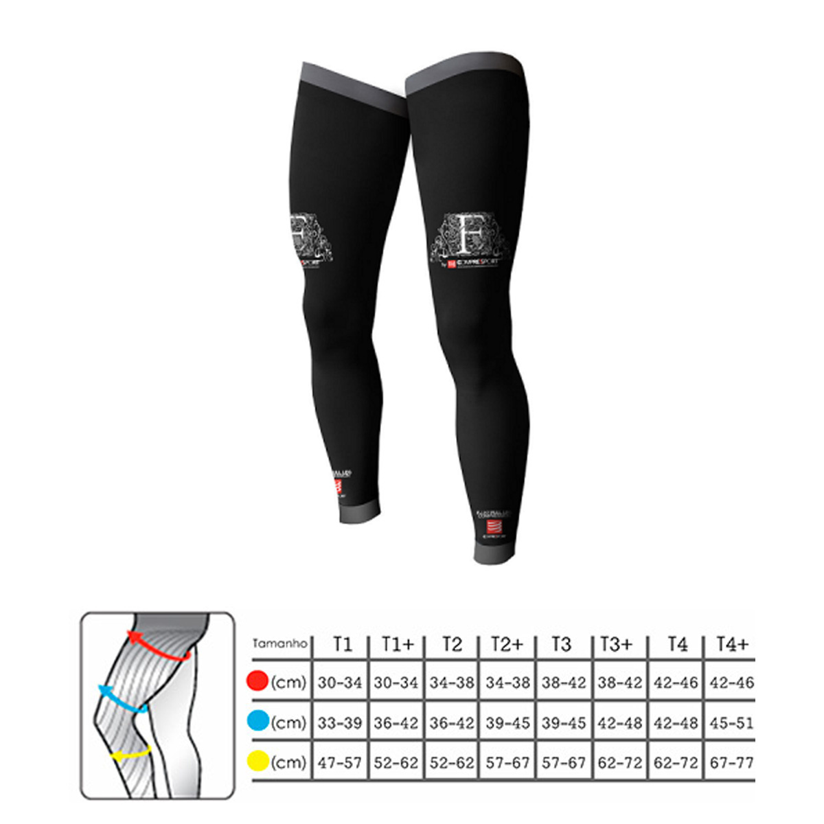 Compressport Full Leg Black