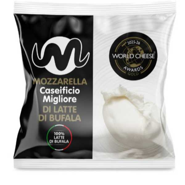 Mozzarella di Bufala DOP CASEIFICIO MIGLIORE 125g Mozzarella BUFFEL FÄRSK