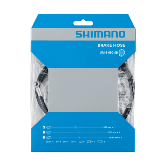 Shimano Bromsslang SM-BH90, 110cm rak/banjo koppling