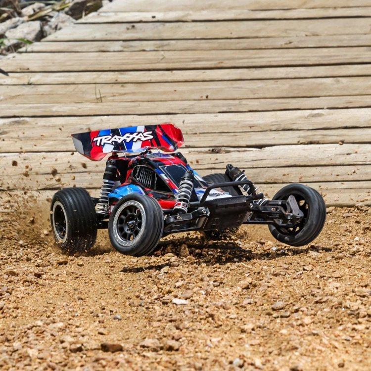Traxxas Bandit 2WD 1/10 RTR TQ EHD Röd USB-C Laddare/ 7 cell NiMH 3000mAh