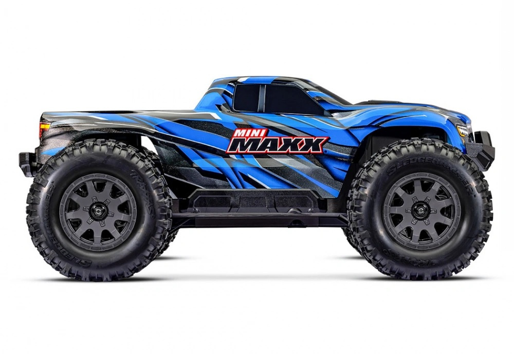 Traxxas Mini MAXX RTR TQ BL-2s Blå - USB-C Laddare / 2s LiPo