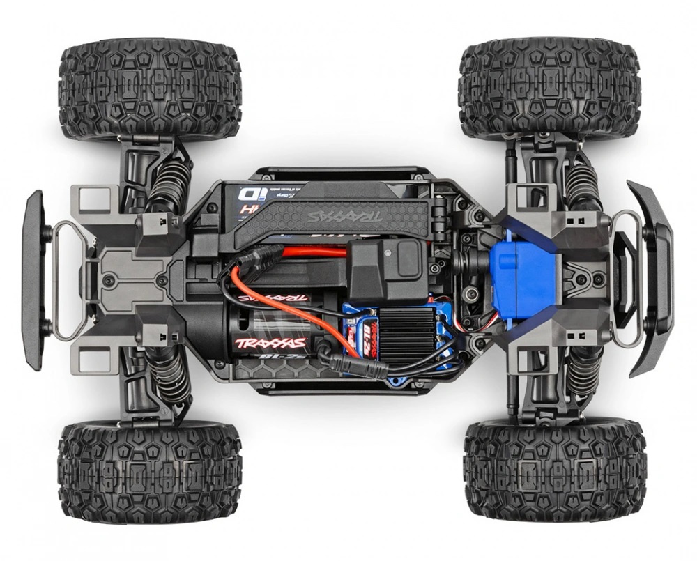 Traxxas Mini MAXX RTR TQ BL-2s Blå - USB-C Laddare / 2s LiPo