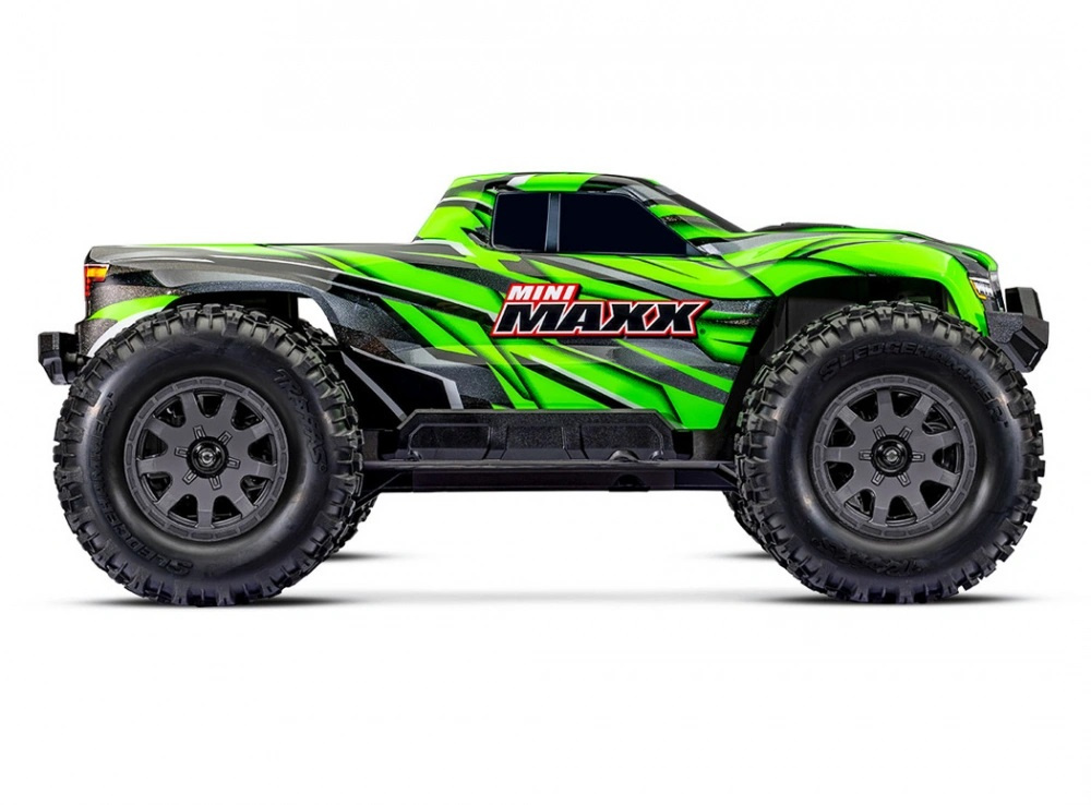 Traxxas Mini MAXX RTR TQ BL-2s Grön - USB-C Laddare / 2s LiPo