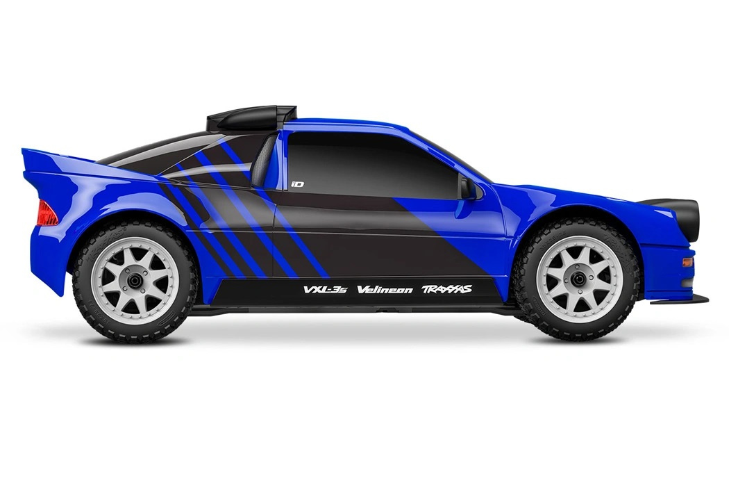 Traxxas Mini Rally Ford RS200 RTR TQi VXL-3s Blå - USB-C Laddare / 2s LiPo
