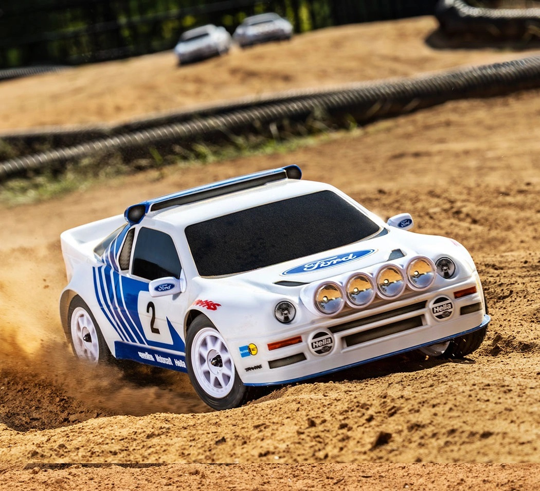 Traxxas Mini Rally Ford RS200 RTR TQi VXL-3s - USB-C Laddare / 2s LiPo