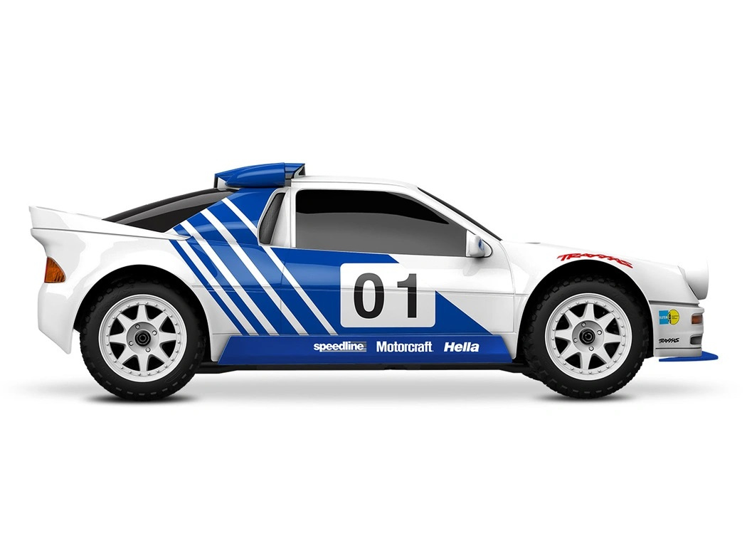 Traxxas Mini Rally Ford RS200 RTR TQi VXL-3s - USB-C Laddare / 2s LiPo