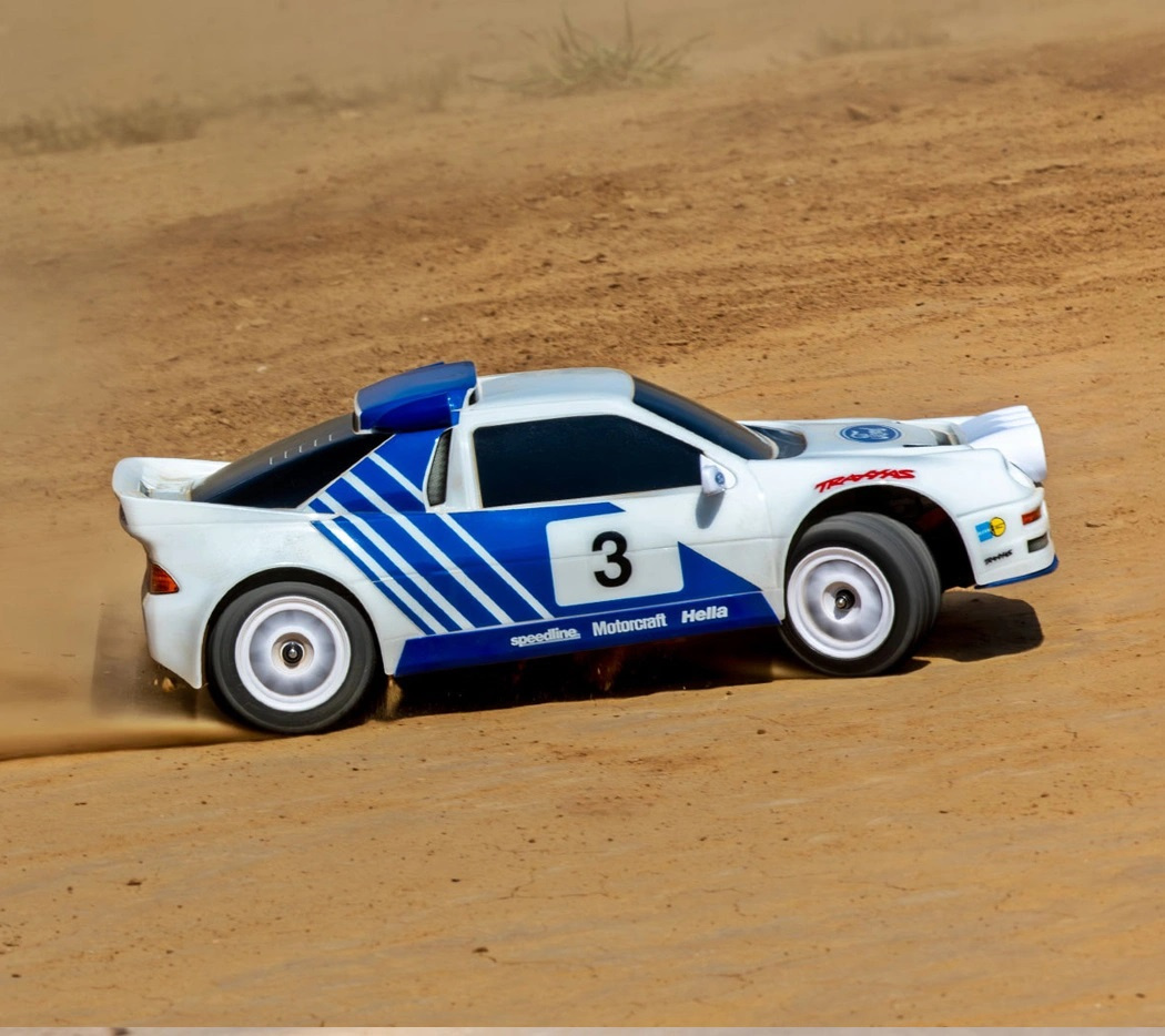 Traxxas Mini Rally Ford RS200 RTR TQi VXL-3s - USB-C Laddare / 2s LiPo