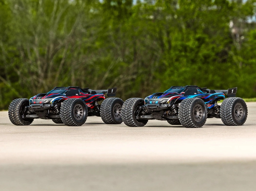 Traxxas Mini XRT RTR TQi VXL-3s Blå - USB-C Laddare / 2s LiPo