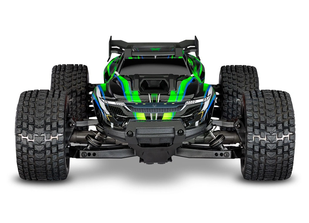 Traxxas Mini XRT RTR TQi VXL-3s Grön - USB-C Laddare / 2s LiPo DEMO Batteri 3S 2300mAh