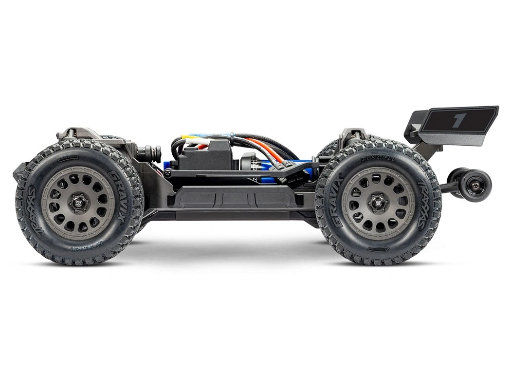 Traxxas Mini XRT RTR TQi VXL-3s Grön - USB-C Laddare / 2s LiPo DEMO Batteri 3S 2300mAh