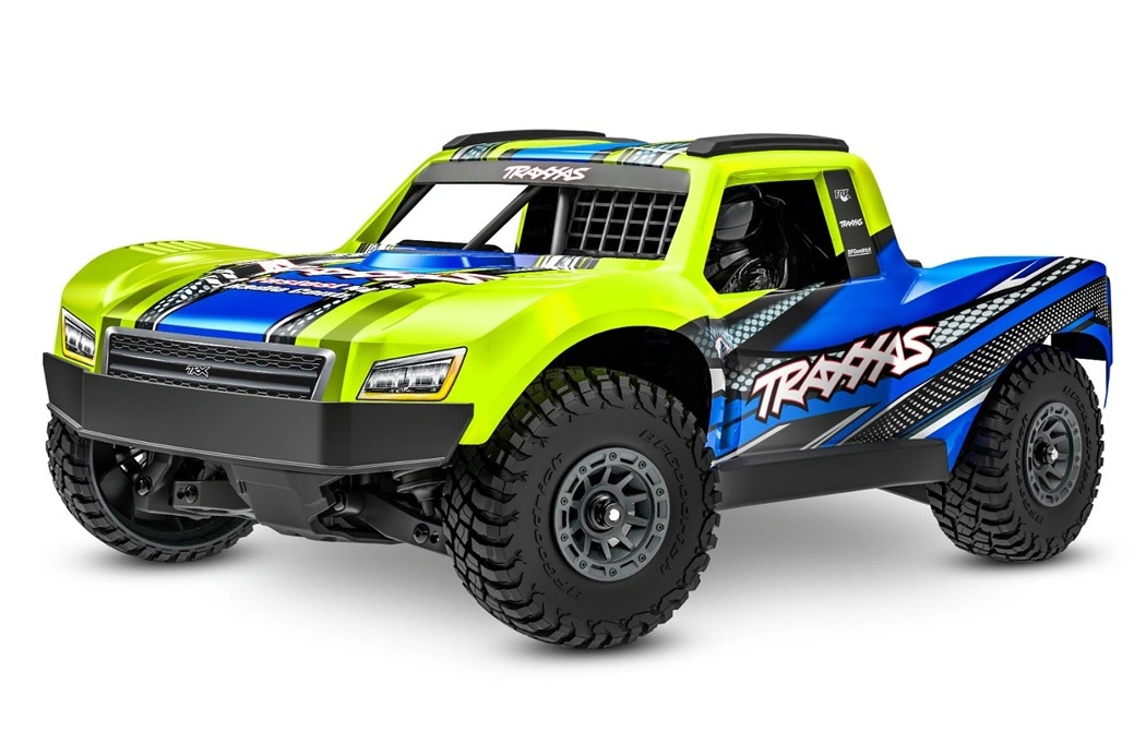 Traxxas Mini Slash 4x4 RTR TQ BL-2s Gul - USB-C Laddare / 2s LiPo