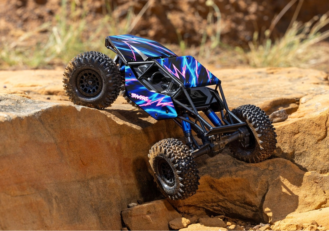 Traxxas TXC-4M 1/18 Extreme Crawler Blå RTR - 3S LiPo/USB Laddare