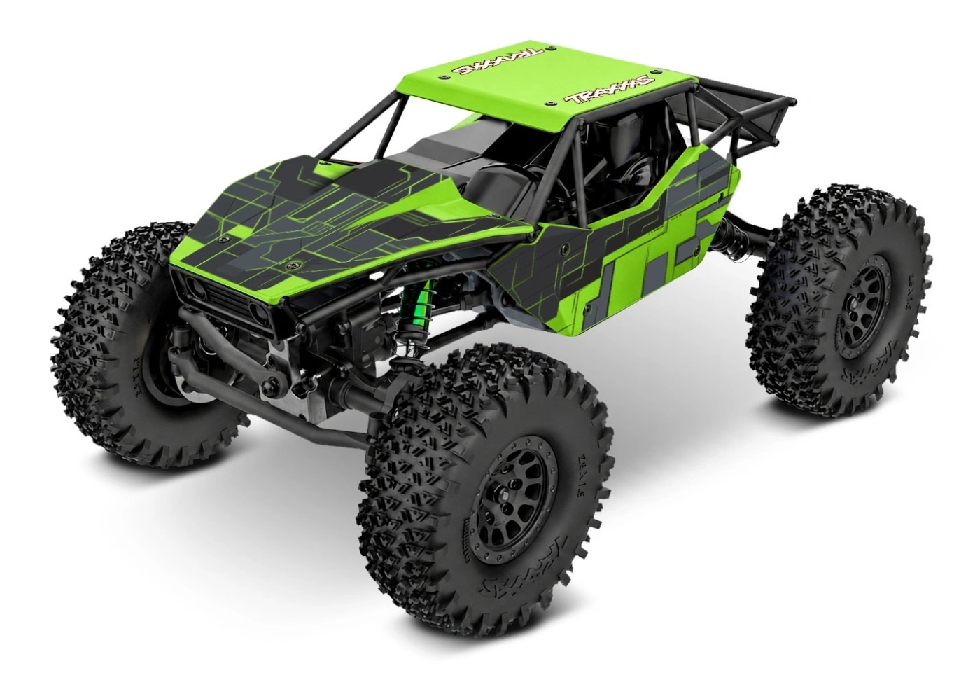 Traxxas TXC-4M 1/18 Extreme Crawler GRÖN RTR - 3S LiPo/USB Laddare