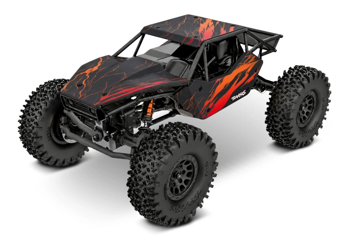 Traxxas TXC-4M 1/18 Extreme Crawler Orange RTR - 3S LiPo/USB Laddare