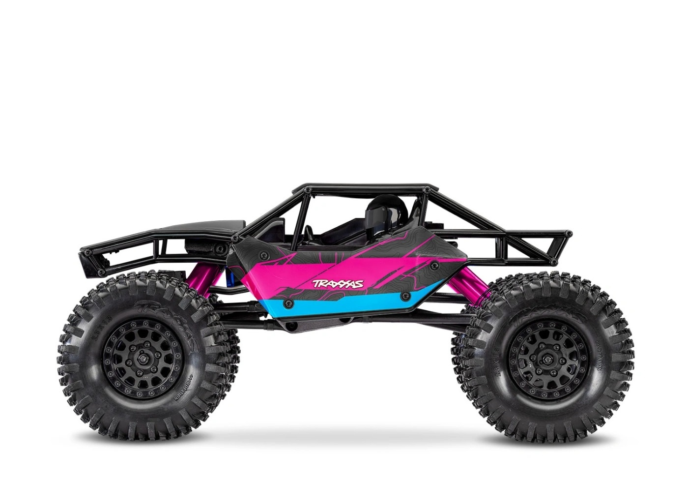 Traxxas TXC-4M 1/18 Extreme Crawler Rosa RTR - 3S LiPo/USB Laddare