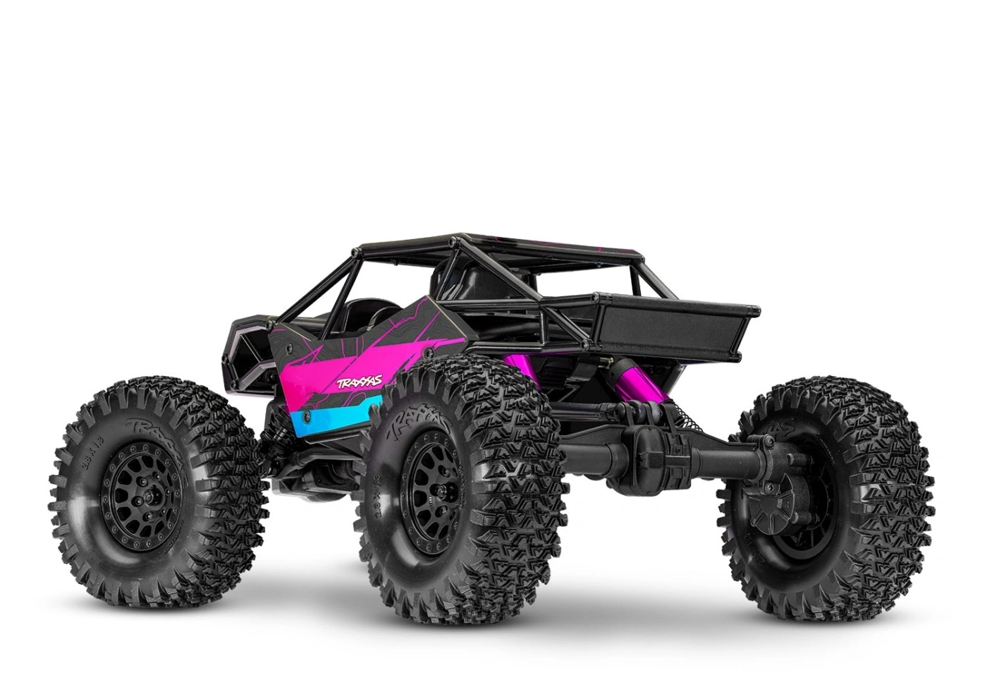 Traxxas TXC-4M 1/18 Extreme Crawler Rosa RTR - 3S LiPo/USB Laddare
