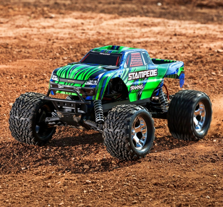 Traxxas Stampede 2WD 1/10 RTR TQ EHD Grön USB-C - Med Batteri/Laddare