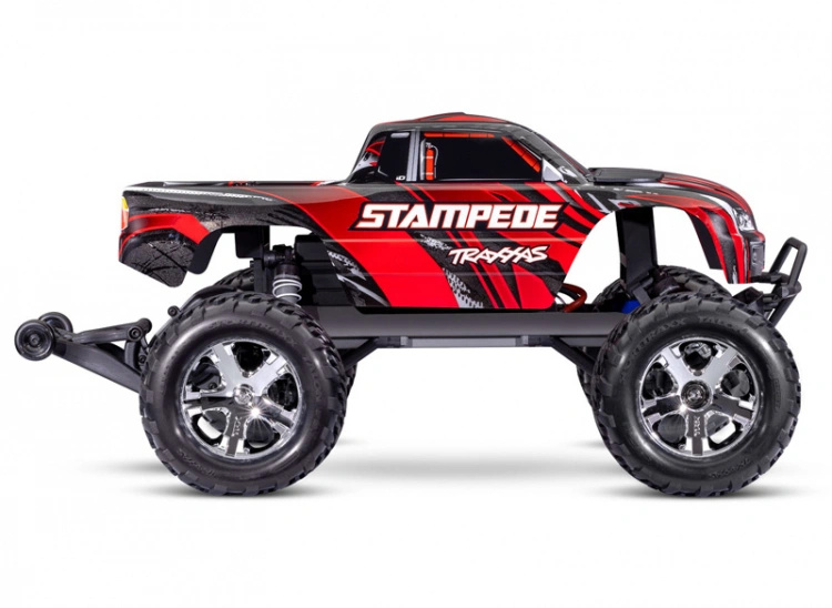 Traxxas Stampede 2WD 1/10 RTR TQ EHD Röd USB-C - Med Batteri/Laddare