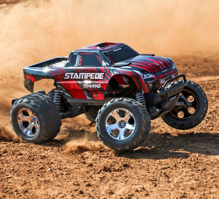 Traxxas Stampede 2WD 1/10 RTR TQ EHD Röd USB-C - Med Batteri/Laddare