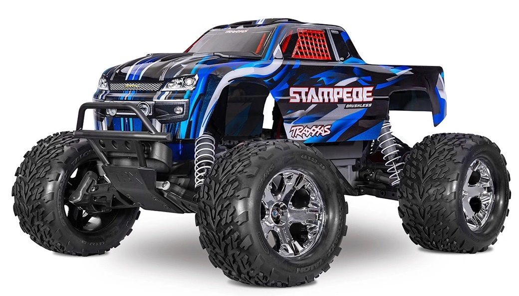 Traxxas Stampede 2WD 1/10 RTR TQ BL-2s HD Blå