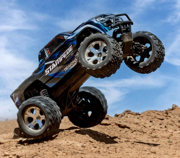 Traxxas Stampede 2WD 1/10 RTR TQ BL-2s HD Blå