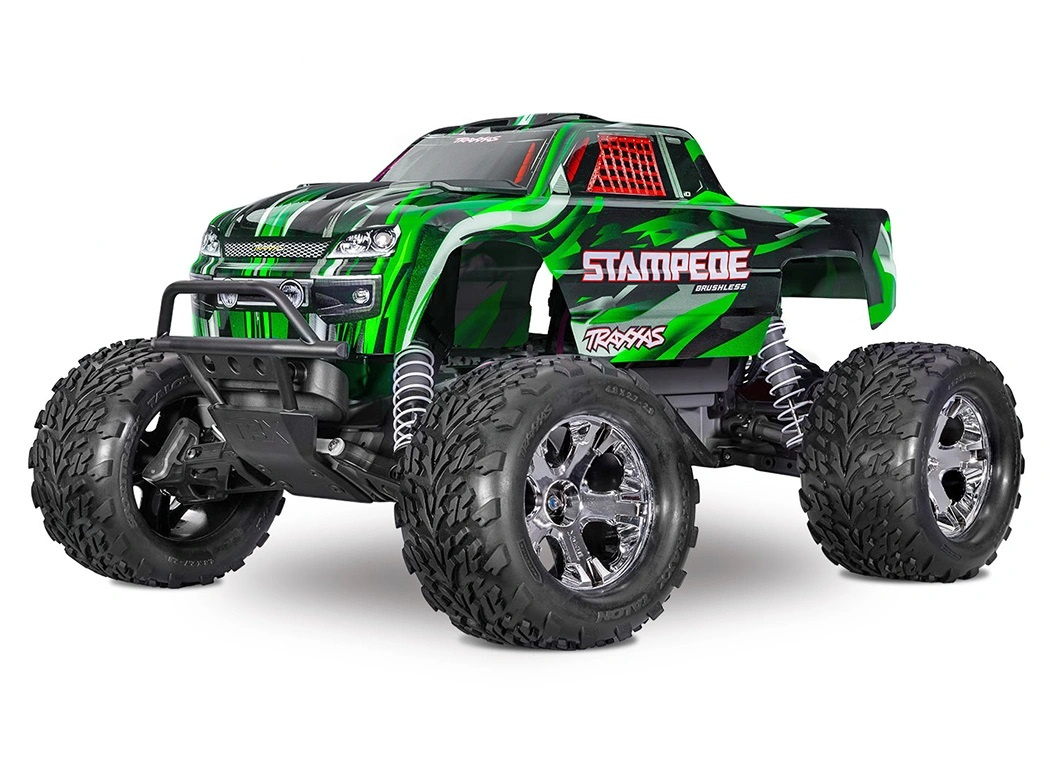 Traxxas Stampede 2WD 1/10 RTR TQ BL-2s HD Grön