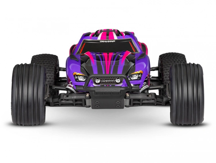 Traxxas Rustler 2WD 1/10 RTR TQ EHD Pink USB-C Med Batteri/Laddare