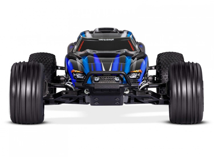 Traxxas Rustler 2WD 1/10 RTR TQ BL-2s EHD Blå