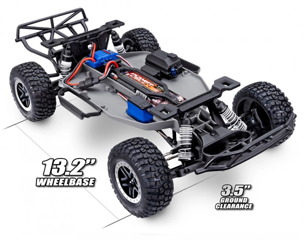 Traxxas Slash 2WD 1/10 RTR TQ Orange EHD Clipless USB - Med Batteri/Laddare