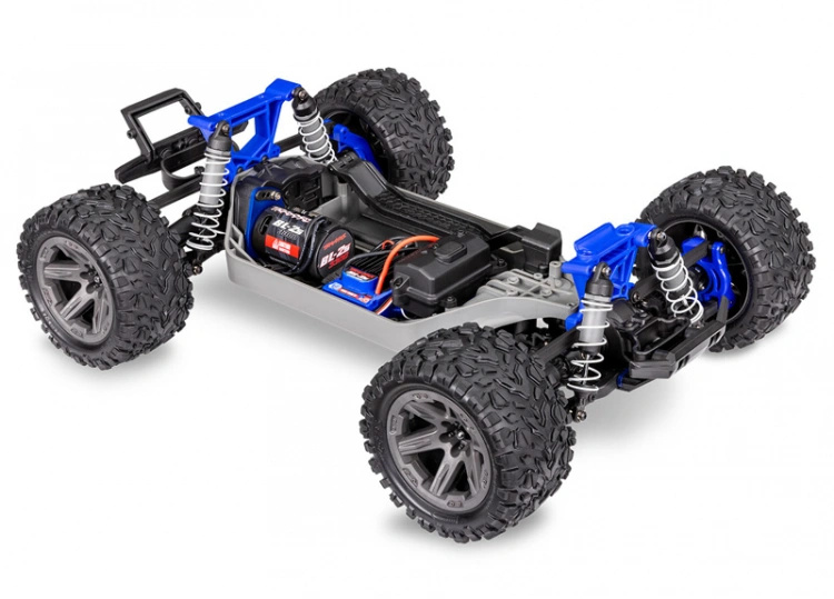 Traxxas Rustler 4x4 BL-2s 1/10 RTR TQ Blå