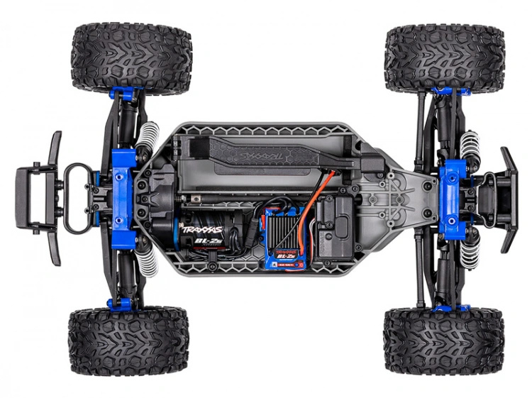 Traxxas Rustler 4x4 BL-2s 1/10 RTR TQ Blå