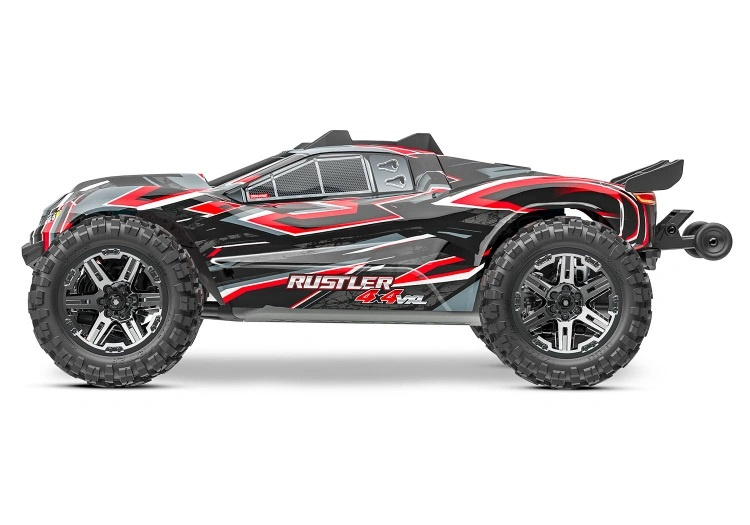 Traxxas Rustler 4x4 VXL 1/10 RTR TQi TSM EHD Röd