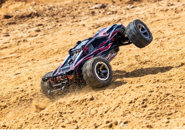 Traxxas Rustler 4x4 VXL 1/10 RTR TQi TSM EHD Röd