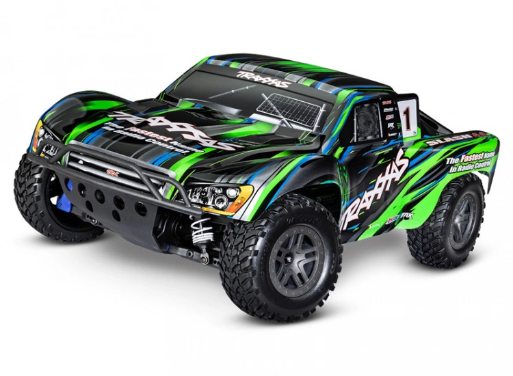 Traxxas Slash 4x4 1/10 RTR TQ BL-2s Grön