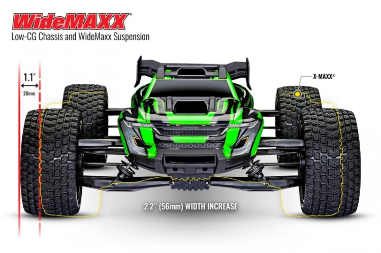 Traxxas XRT Race Truck 8s TQi TSM RTR Grön