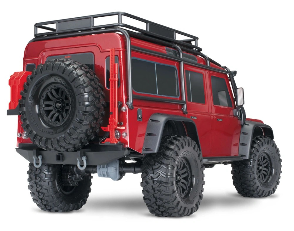 Traxxas TRX-4 Land Rover Defender Clipless Röd RTR
