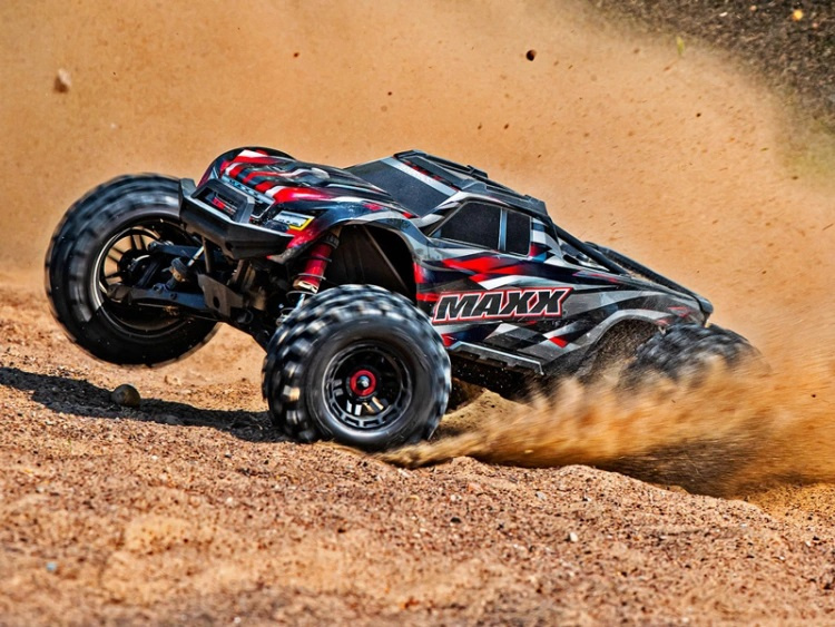 Traxxas MAXX WideMAXX 4x4 1/10 RTR TQi TSM Röd