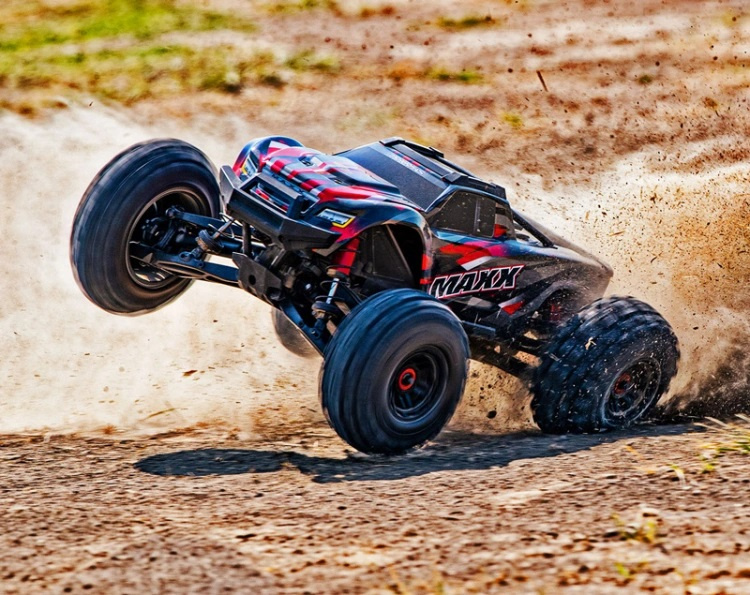 Traxxas MAXX WideMAXX 4x4 1/10 RTR TQi TSM Röd