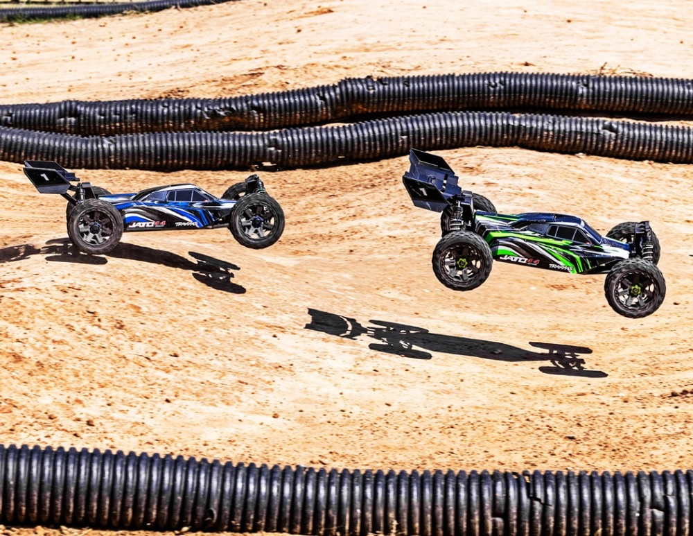 vTraxxas Jato 4x4 1/8 BL-2s EHD RTR Blå