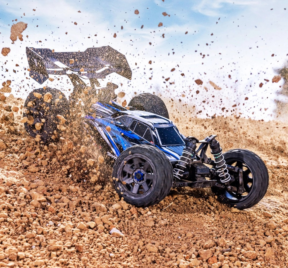 vTraxxas Jato 4x4 1/8 BL-2s EHD RTR Blå