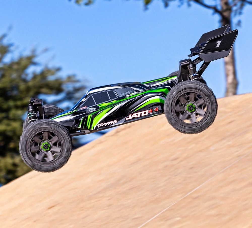 Traxxas Jato 4x4 1/8 BL-2s EHD RTR Grön