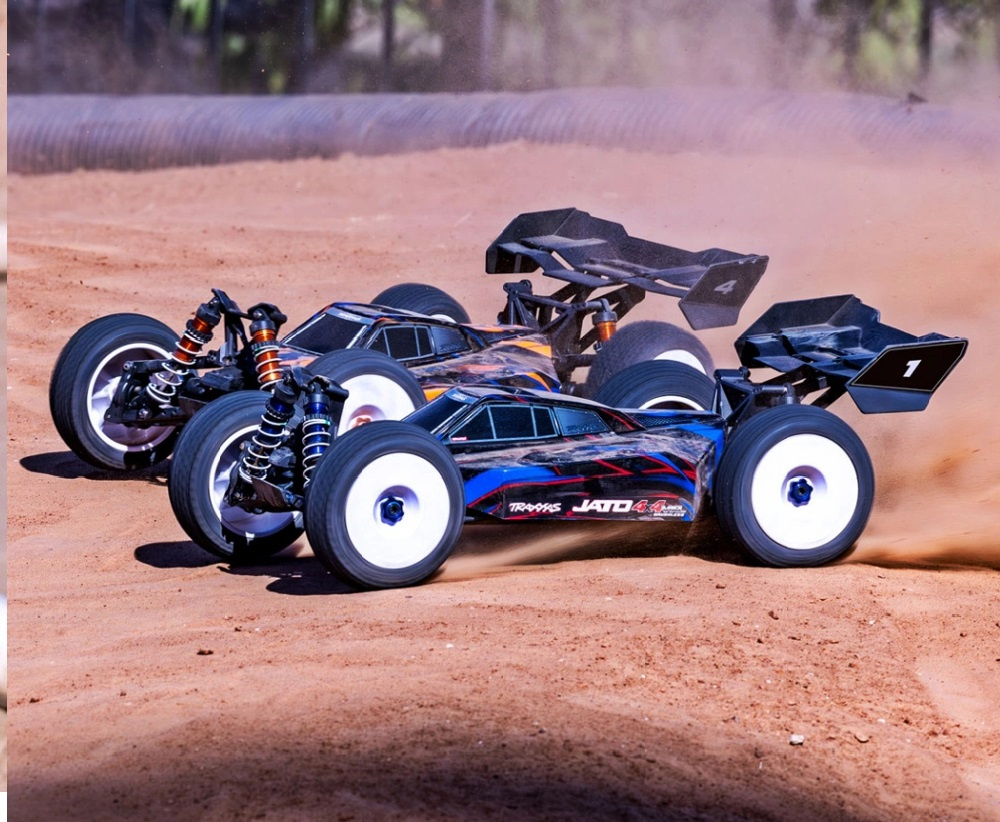 Traxxas Jato 4x4 1/8 VXL-4s EHD RTR Blå