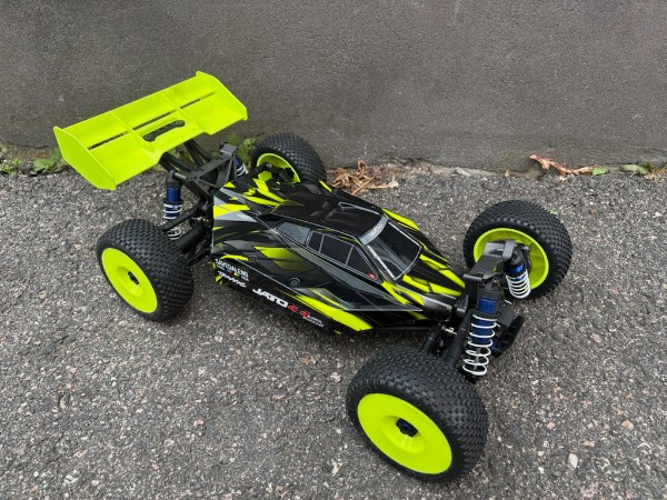 Traxxas Jato 4x4 1/8 VXL-4s EHD RTR Neongul DEMOBIL