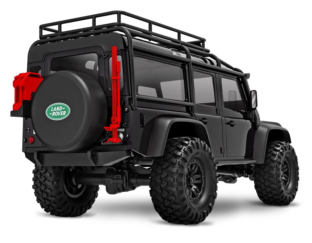 Traxxas TRX-4M 1/18 Land Rover Defender Crawler Svart RTR - 2S LiPo/USB Laddare