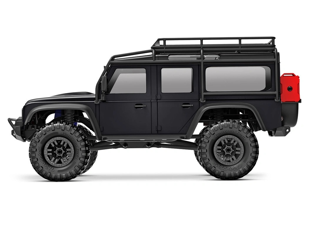 Traxxas TRX-4M 1/18 Land Rover Defender Crawler Svart RTR - 2S LiPo/USB Laddare