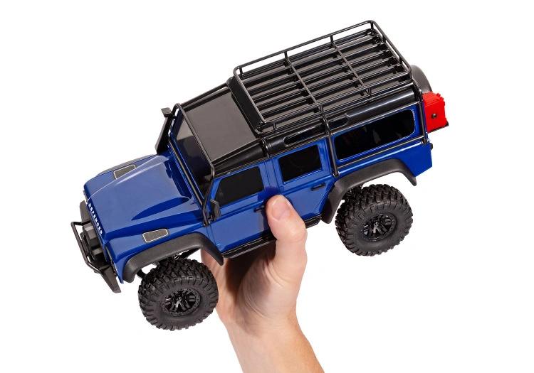 Traxxas TRX-4M 1/18 Land Rover Defender Crawler Blå RTR - 2S LiPo/USB Laddare