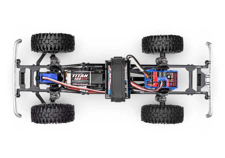 Traxxas TRX-4M 1/18 Chevrolet K-10 High Trail RTR Blå - 2S LiPo/USB Laddare