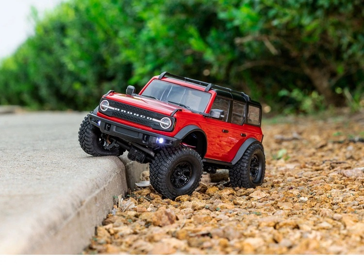 Traxxas TRX-4M 1/18 Ford Bronco Crawler Röd RTR - 2S LiPo/USB Laddare
