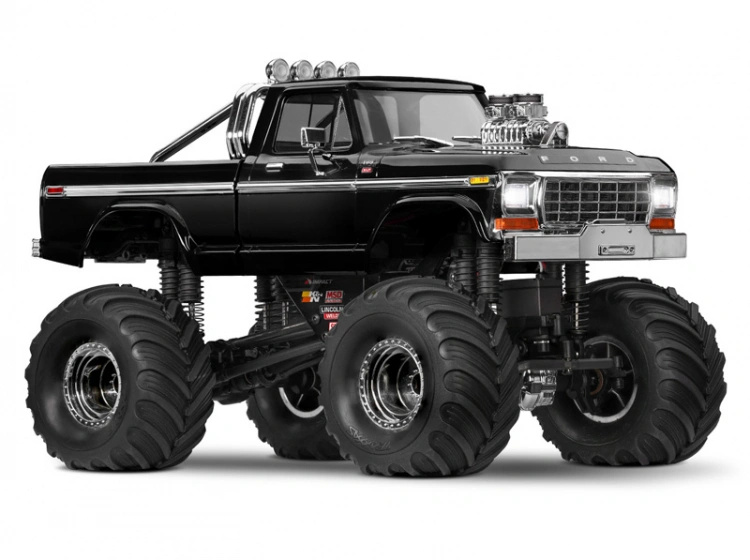 Traxxas TRX-4M 1/18 Ford F-150 Monster Truck RTR Svart - 2S LiPo/USB Laddare